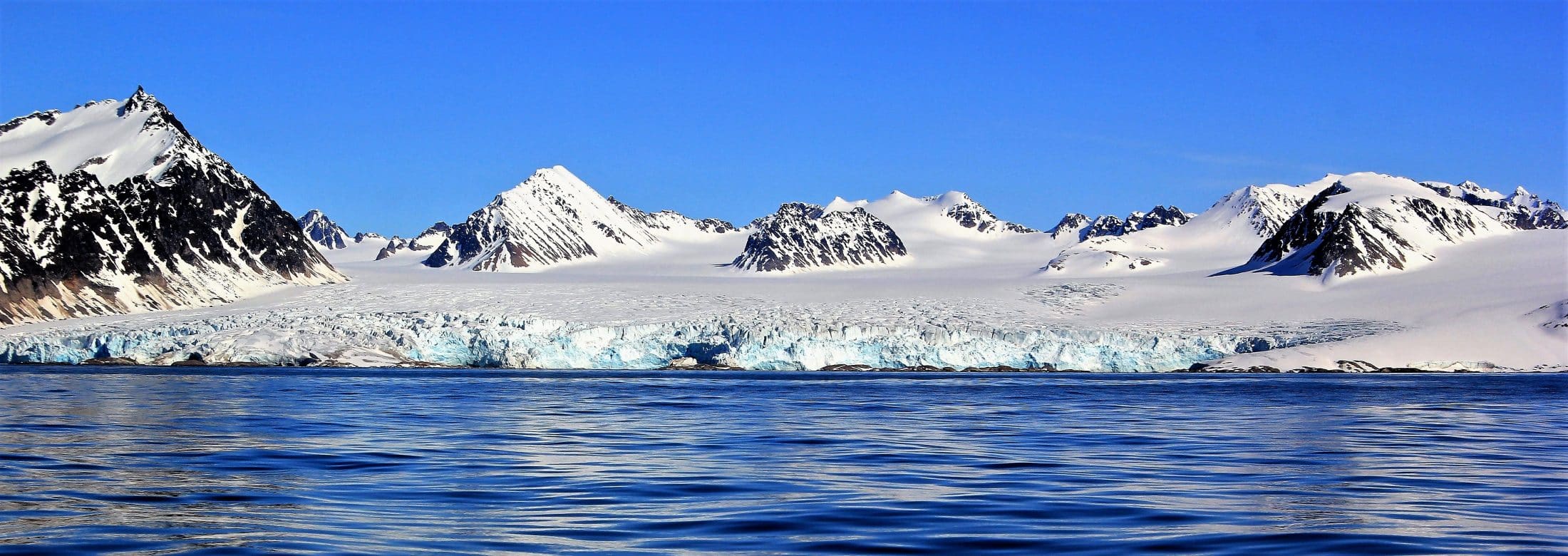 Spitzberg front glaciaire